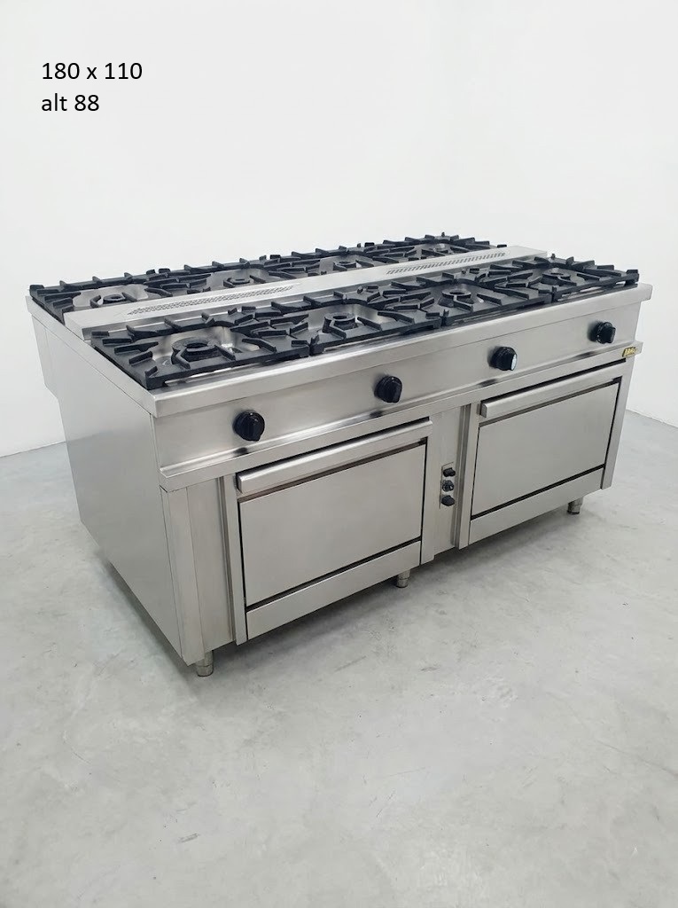 cucina-professionale-a-gas-“isola”-inox